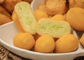 Bolinho de Alho Poró